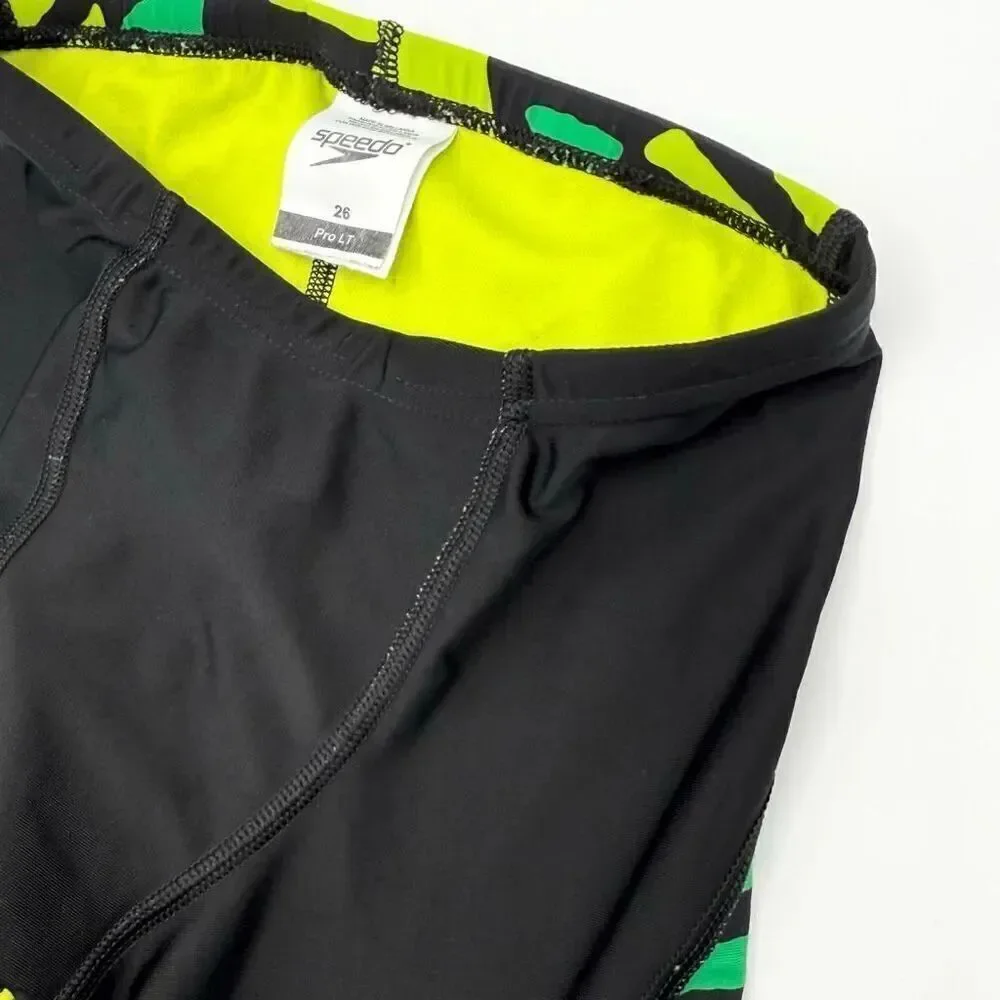 Speedo Disco Boom Splice Jammer - Size 26 / 9” Inseam - Drawcord Swim Bottoms